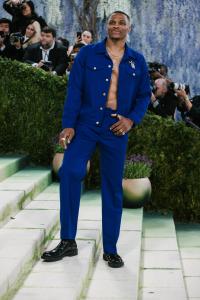 Russell Westbrook at The 2026 Met Gala Celebrating "Costume Art" held at The Metropolitan Museum of Art on May 04, 2026 in New York, New York.
