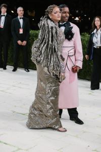 Rihanna and A$AP Rocky at The 2026 Met Gala Celebrating "Costume Art" held at The Metropolitan Museum of Art on May 04, 2026 in New York, New York.