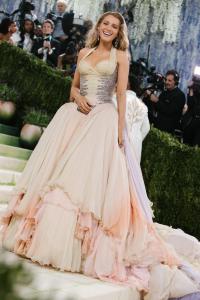 Blake Lively at The 2026 Met Gala Celebrating "Costume Art" held at The Metropolitan Museum of Art on May 04, 2026 in New York, New York.