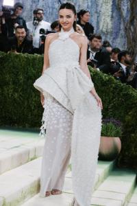 Miranda Kerr at The 2026 Met Gala Celebrating "Costume Art" held at The Metropolitan Museum of Art on May 04, 2026 in New York, New York.