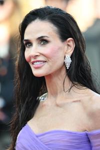 Demi Moore at the premiere of "La vie d'une femme" at the 79th Festival de Cannes held at Palais des Festivals on May 13, 2026 in Cannes, France.