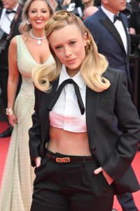 Maria Braz at the premiere of 'Fatherland' at the 79th Festival de Cannes held at Palais des Festivals on May 14, 2026 in Cannes, France.