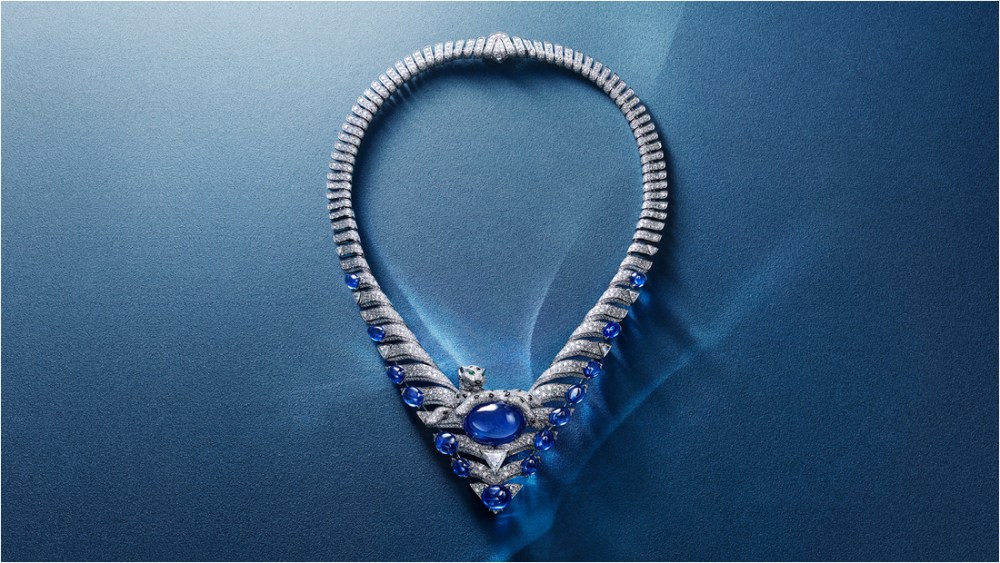 Cartier "Choeur de Pierre" Panthère Kentia high jewelry necklace