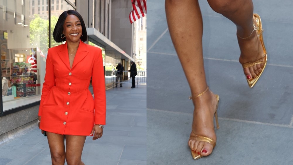 Tiffany Haddish is seen on May 12, 2026 in New York City.