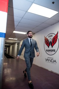 Tom Wilson #43 of the Washington Capitals