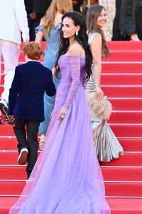 Demi Moore at the premiere of "La vie d'une femme" at the 79th Festival de Cannes held at Palais des Festivals on May 13, 2026 in Cannes, France.
