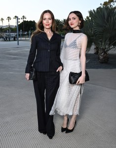 Leslie Mann and Maude Apatow at the Dior 2027 Cruise Collection Show held at LACMA on May 13, 2026 in Los Angeles, California.