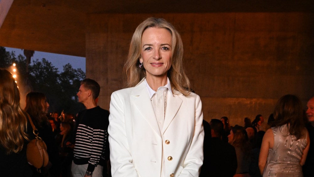 Delphine Arnault at the Dior 2027 Cruise Collection Show held at LACMA on May 13, 2026 in Los Angeles, California.