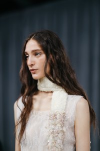 Backstage at the Dior Cruise 2027 ready-to-wear show.