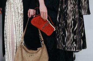 Backstage at the Dior Cruise 2027 ready-to-wear show.