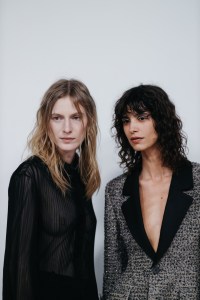 Backstage at the Dior Cruise 2027 ready-to-wear show.