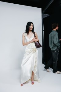 Backstage at the Dior Cruise 2027 ready-to-wear show.