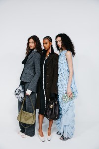 Backstage at the Dior Cruise 2027 ready-to-wear show.