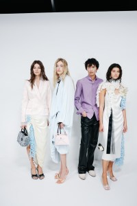 Backstage at the Dior Cruise 2027 ready-to-wear show.