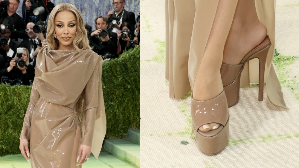 Doja Cat wore Saint Laurent shoes to the 2026 Met Gala.