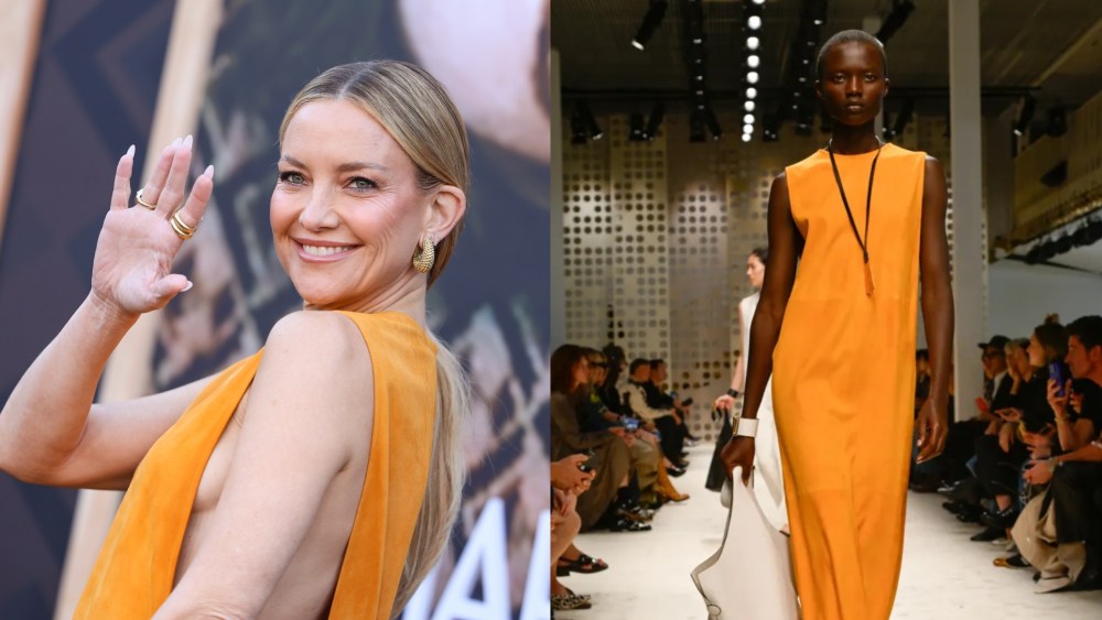 Kate Hudson wears Tod's to the premiere of 'Marty, Life Is Short' in Los Angeles.