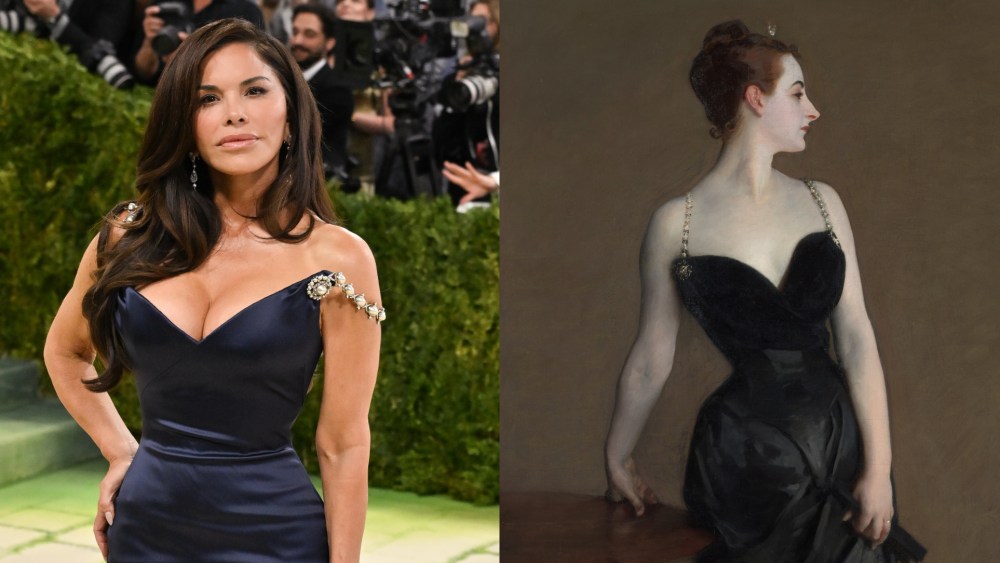 Lauren Sánchez Bezos at the Met Gala 2026; Madame X by John Singer Sargent