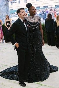 Andrea Preti and Venus Williams at The 2026 Met Gala Celebrating "Costume Art" held at The Metropolitan Museum of Art on May 04, 2026 in New York, New York.