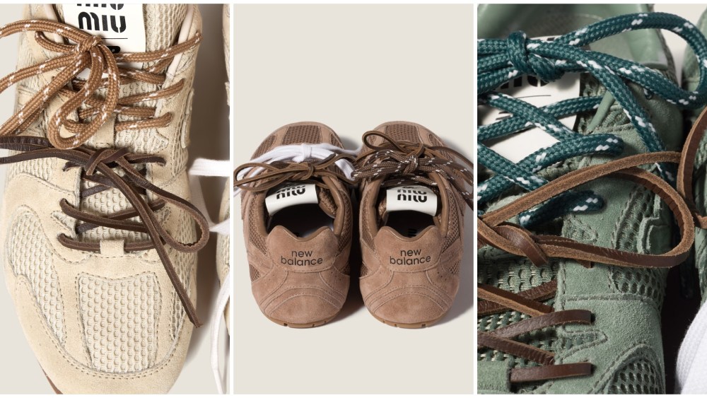 Miu Miu x New Balance sneakers