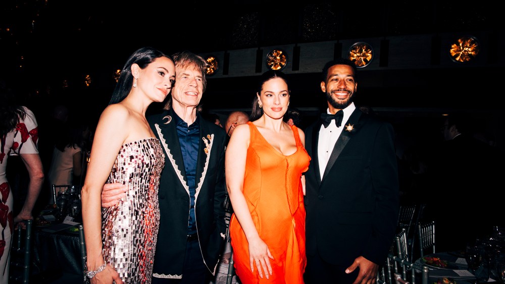 Melanie Hamrick, Mick Jagger, Ashley Graham and Justin Ervin