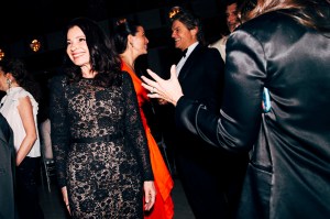 Fran Drescher, Ashley Graham and David Burtka